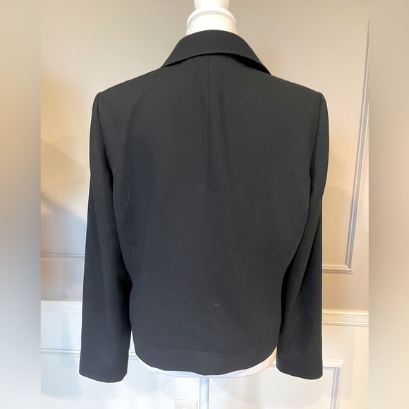 Vintage Pendelton wool full zip jacket Knockabouts 8 black Made in USA moto - Picture 3 of 4